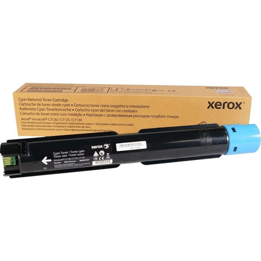 Xerox Cyan Extra High Capacity Toner Cartridge Yield 18,500 Pages 006R01825