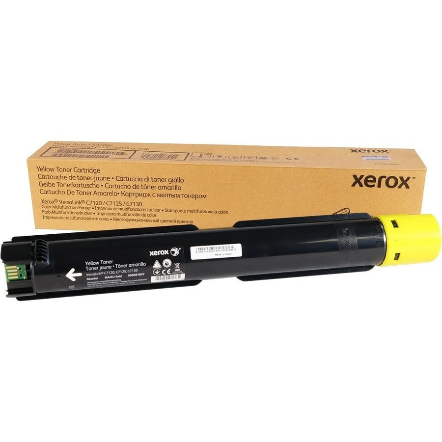 Xerox Yellow Extra High Capacity Toner Cartridge Yields 18,500 Pages 006R01827