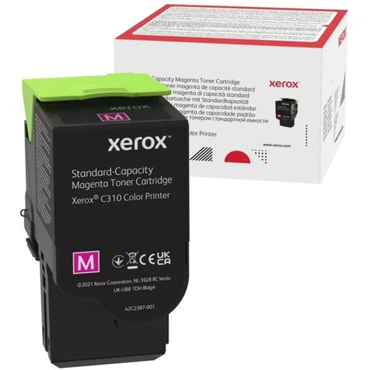 Xerox C310/C315 Magenta Standard Capacity Toner Cartridge Yield 2,000 Pages 006R04358