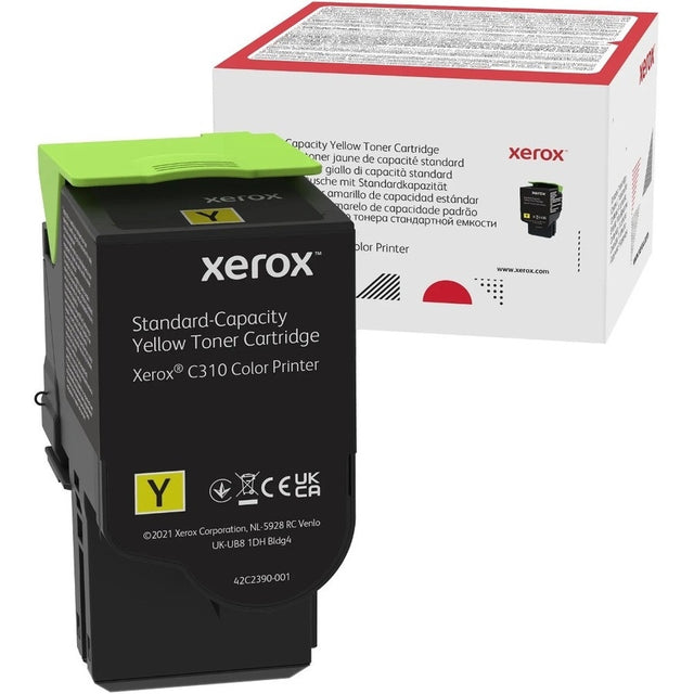 Xerox Original Toner Cartridge - Single Pack - Yellow - Laser - Standard Yield - 2000 Pages - 1 / Pack