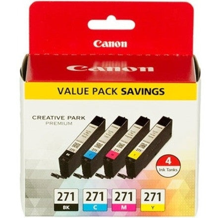 Canon CLI-271 ink cartridge Original Black, Cyan, Magenta, Yellow 0390C005