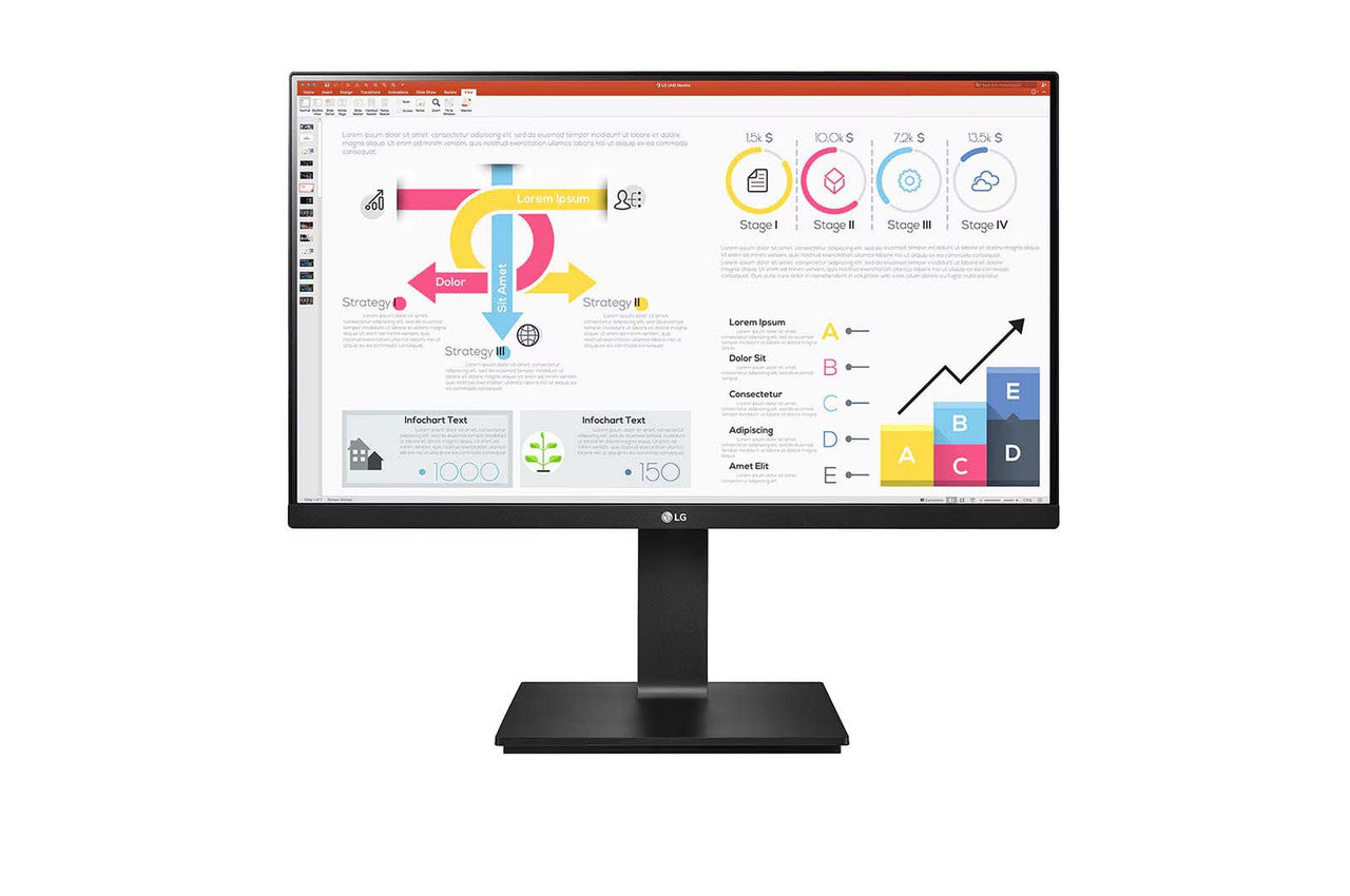 LG 23.8” IPS Quad HD with Flicker Safe Monitor 24BP75Q-B