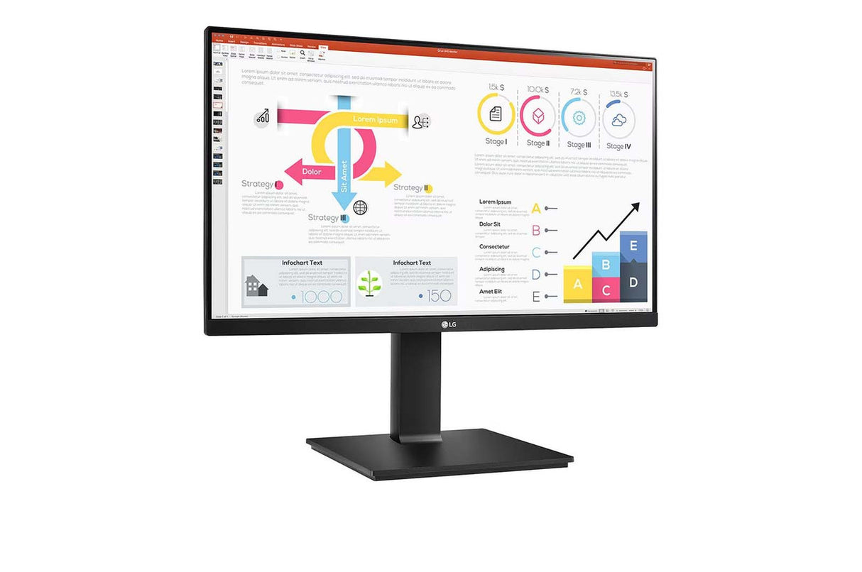 LG 23.8” IPS Quad HD with Flicker Safe Monitor 24BP75Q-B