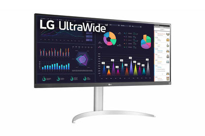 LG 34'' IPS HDR Full HD UltraWide Monitor with Ergonomic Stand & Built-in Speakers 34BQ650-W