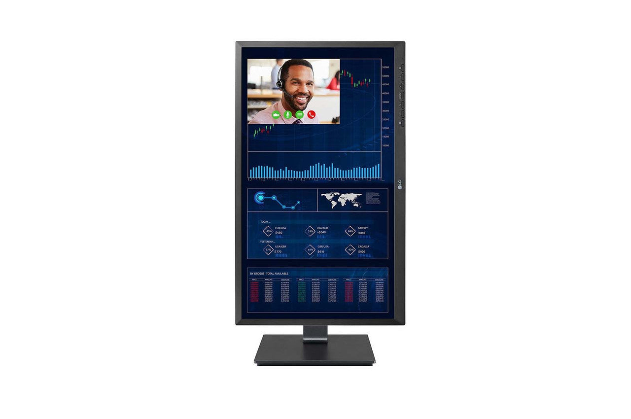 LG Thin Client 23.8'' All-in-One with Pop-up Webcam and IGEL OS, Intel Pentium 16GB eMMC 8GB RAM 24CQ651N-6P