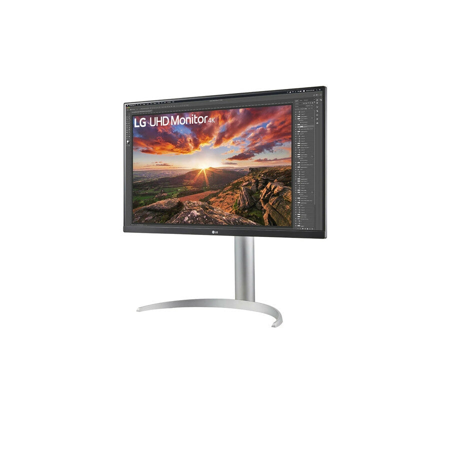 LG 27” IPS HDR 4K Ultra HD Monitor with USB Type-C & Adjustable Stand 27BP85UN-W