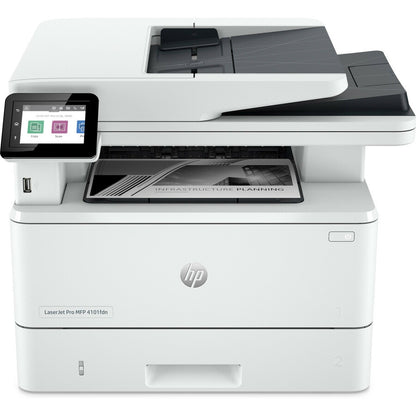 HP LaserJet Pro MFP 4101fdn Printer, Black and white, Printer for Small medium business, Print, copy, scan, fax, HP Instant Ink eligible; Print from phone or tablet; Automatic document feeder; Two-sided printing 2Z618F#BGJ