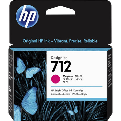 HP 712 29-ml Magenta DesignJet Ink Cartridge 3ED68A