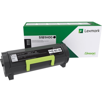 Lexmark Black Toner Cartridge Return Program High Yield 8,500 Pages 51B1H00