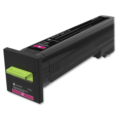 Lexmark CS/CX820, CX825, 860 Magenta Toner Cartridge Return Program Yield 22,000 Pages 72K1XM0