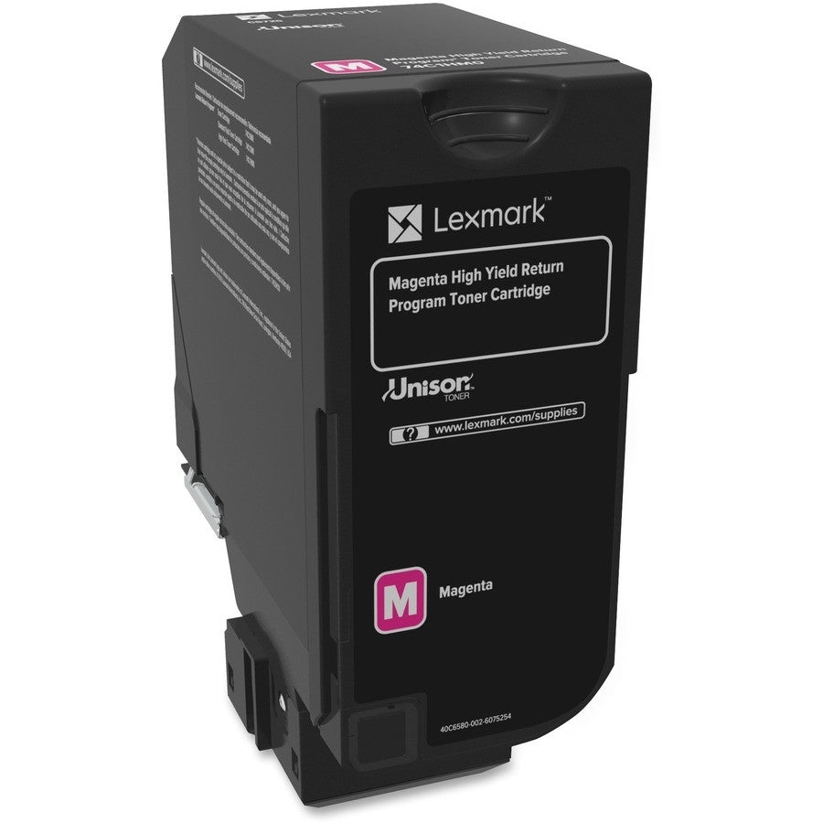 Lexmark CS725 Magenta Toner Cartridge Return Program Yield 12,000 Pages 74C1HM0