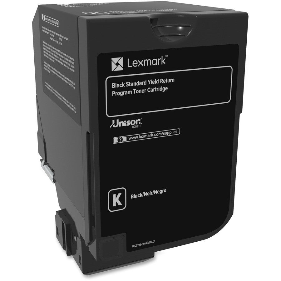 Lexmark  CS720, CS/CX725 Black Toner Cartridge Return Program Yield 7,000 Pages 74C1SK0