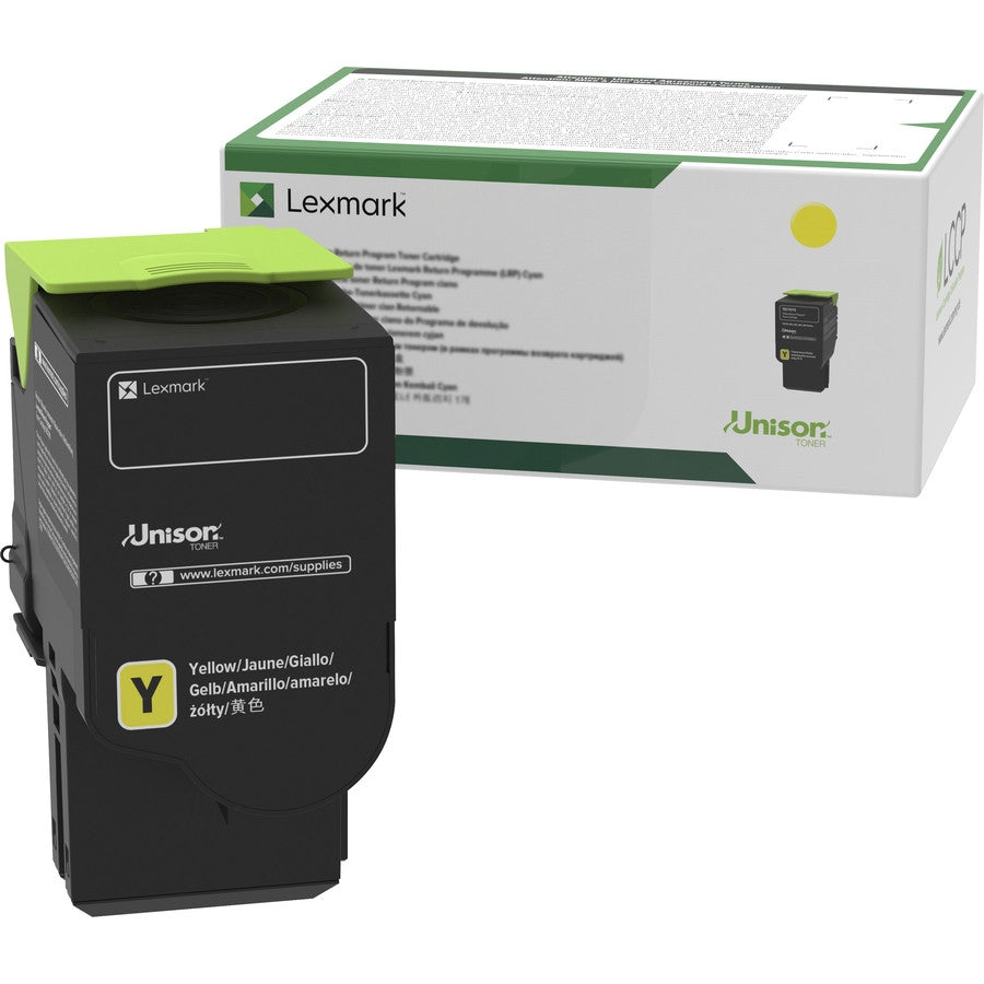 Lexmark Yellow Toner Cartridge Return Program Yield 1,400 Pages 78C10Y0