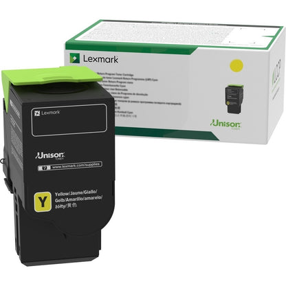 Lexmark Yellow Toner Cartridge Return Program Ultra High Yield 7,000 Pages 78C1UY0