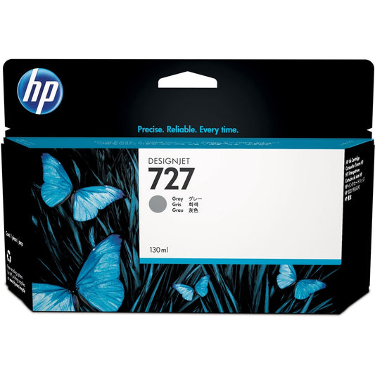 HP 727 130-ml Gray DesignJet Ink Cartridge B3P24A