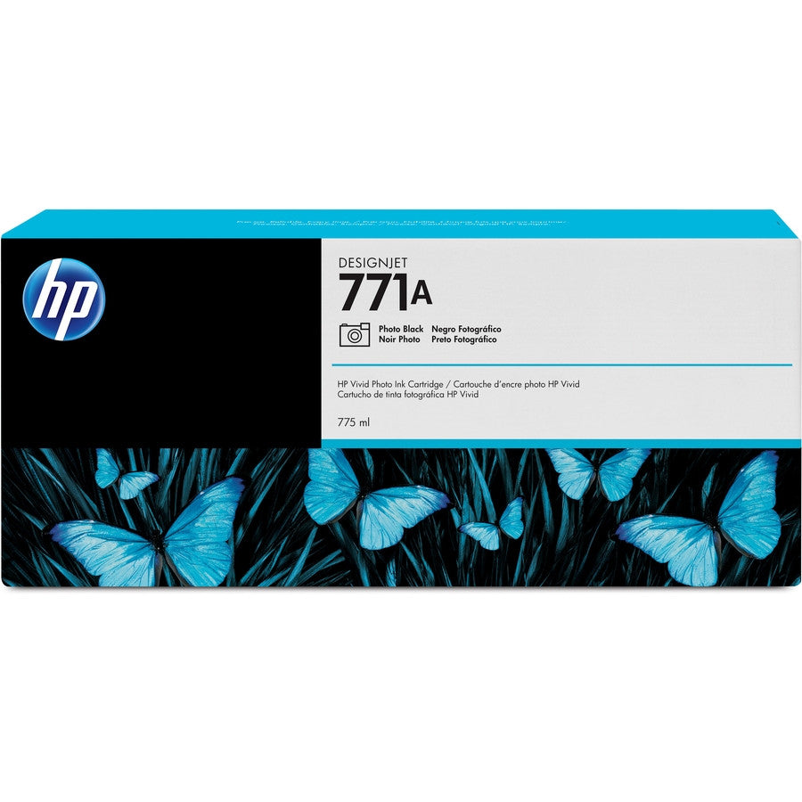 HP 771A 775-ml Photo Black DesignJet Ink Cartridge B6Y21A