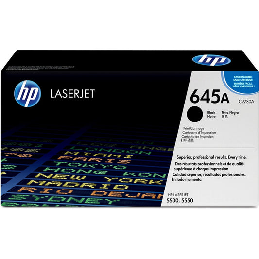 HP 645A Black Original LaserJet Toner Cartridge C9730A