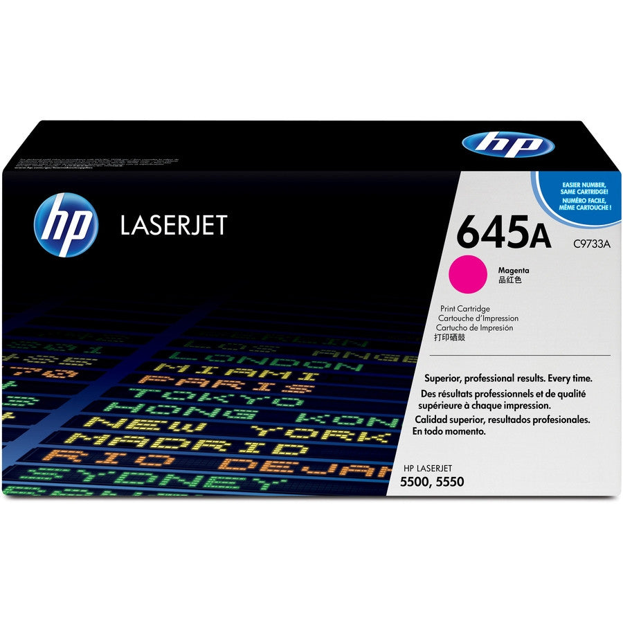 HP 645A Magenta Original LaserJet Toner Cartridge C9733A