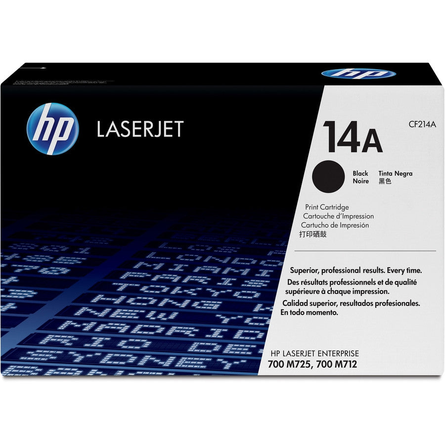 HP 14A Black Original LaserJet Toner Cartridge CF214A