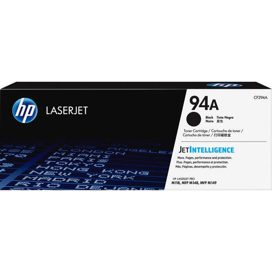 HP 94A Black Original LaserJet Toner Cartridge CF294A