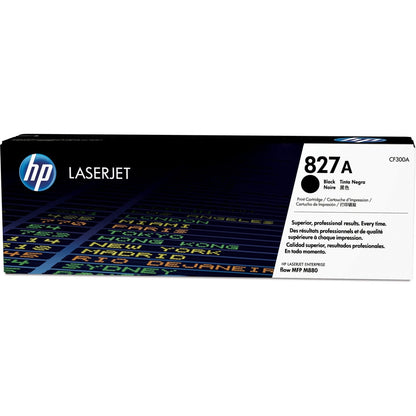 HP 827A Black Original LaserJet Toner Cartridge CF300A