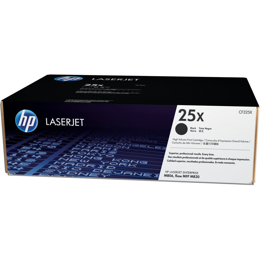 HP 25X High Yield Black Original LaserJet Toner Cartridge CF325X