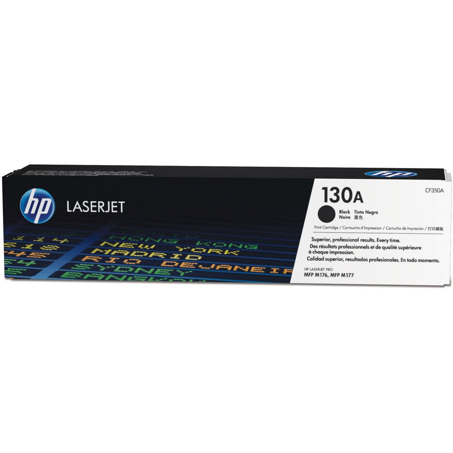 HP 130A Black Original LaserJet Toner Cartridge CF350A