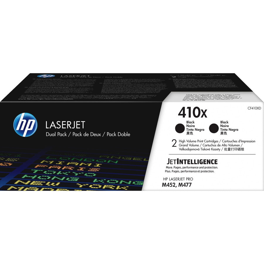 HP 410X High Yield Black Original LaserJet Toner Cartridge - CF410XD