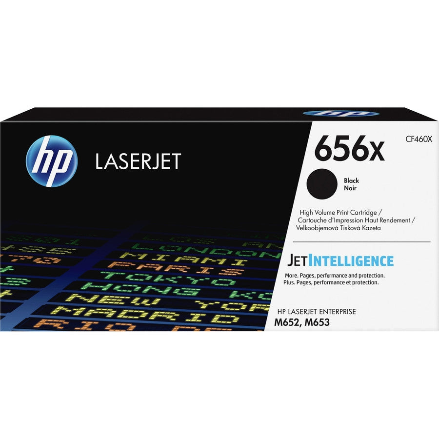 HP 656X High Yield Black Original LaserJet Toner Cartridge CF460X