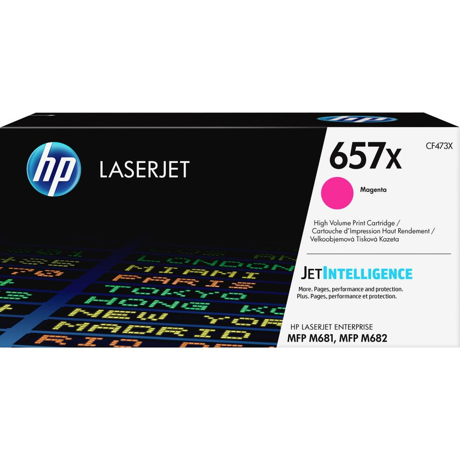 HP 657X High Yield Magenta Original LaserJet Toner Cartridge CF473X