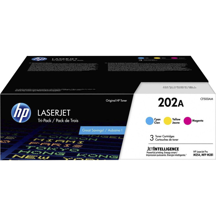 HP 202A Black Original LaserJet Toner Cartridge - CF500AM