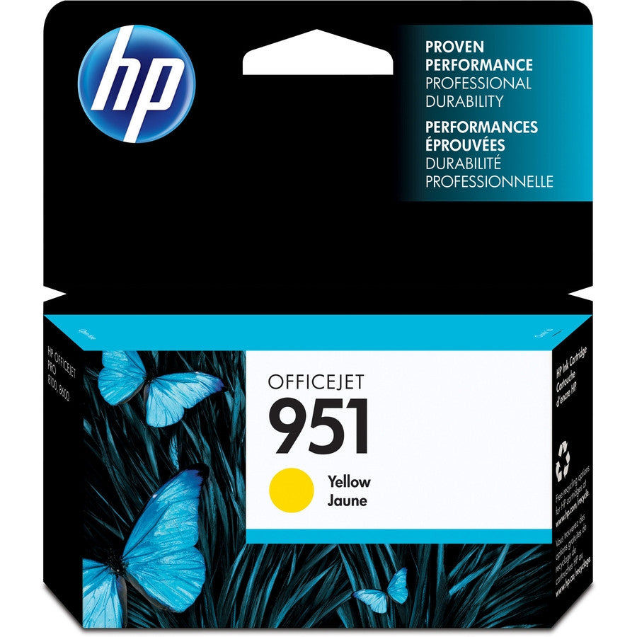 HP 951 Yellow Original Ink Cartridge CN052AN#140