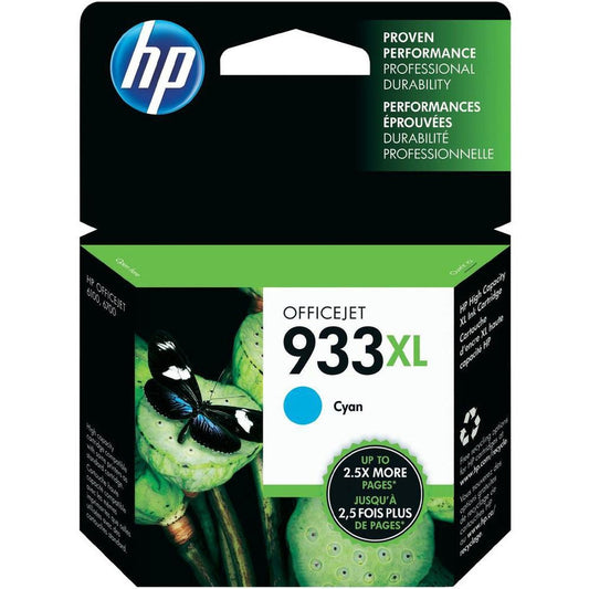 HP 933XL High Yield Cyan Original Ink Cartridge CN054AN#140