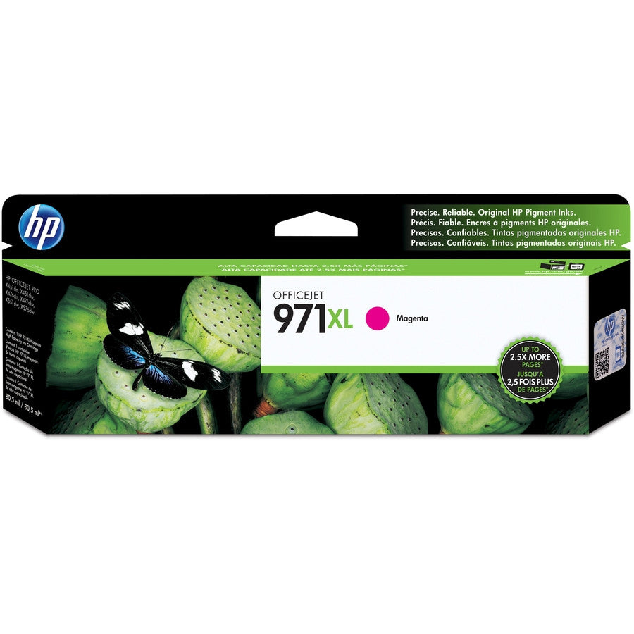 HP 971XL High Yield Magenta Original Ink Cartridge CN627AM