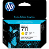 HP 711 3-pack 29-ml Yellow DesignJet Ink Cartridges CZ136A