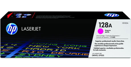 HP 128A Magenta Original LaserJet Toner Cartridge CE323A