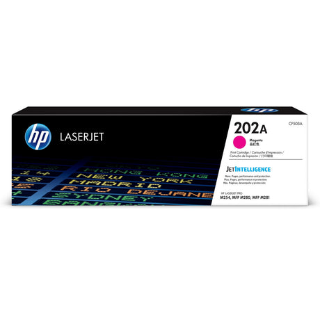 HP 202A Magenta Original LaserJet Toner Cartridge CF503A