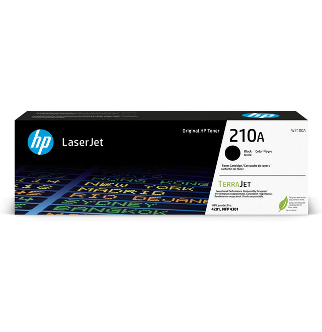 HP 210A Black Original LaserJet Toner Cartridge W2100A