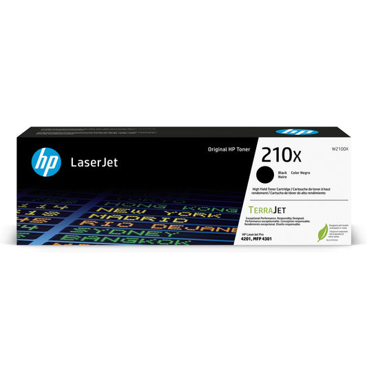 HP 210X Black Original LaserJet Toner Cartridge W2100X