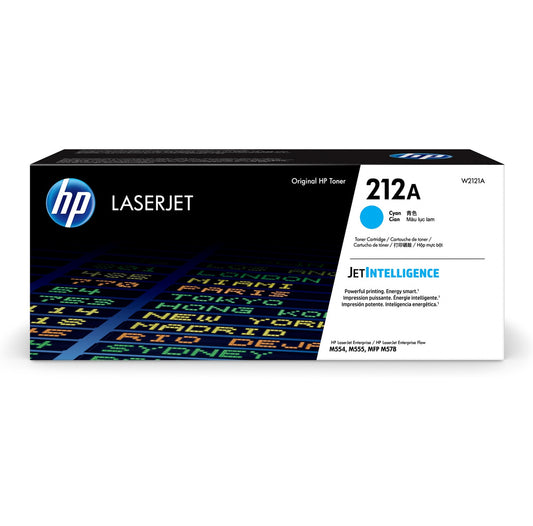 HP 212A Cyan Original LaserJet Toner Cartridge W2121A