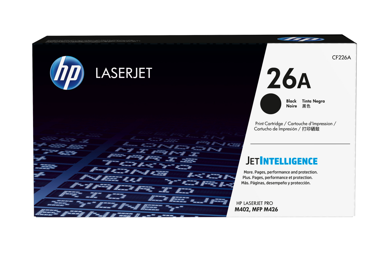 HP 26A Black Original LaserJet Toner Cartridge CF226A