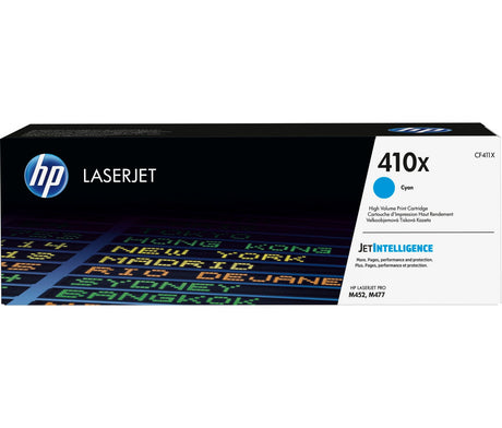 HP 410X High Yield Cyan Original LaserJet Toner Cartridge CF411X