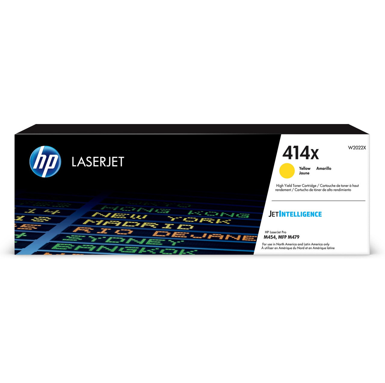 HP 414X High Yield Cyan Original LaserJet Toner Cartridge W2021X