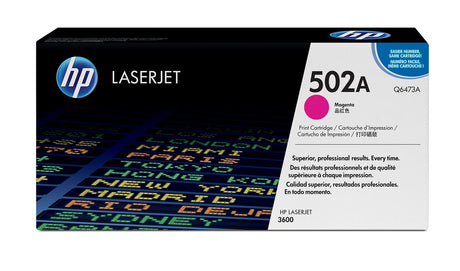 HP 502A Magenta Original LaserJet Toner Cartridge Q6473A