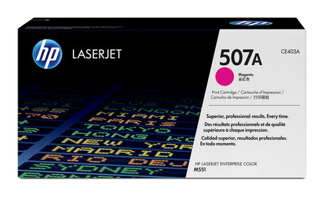 HP 507A Magenta Original LaserJet Toner Cartridge CE403A