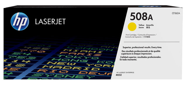 HP 508A Yellow Original LaserJet Toner Cartridge CF362A