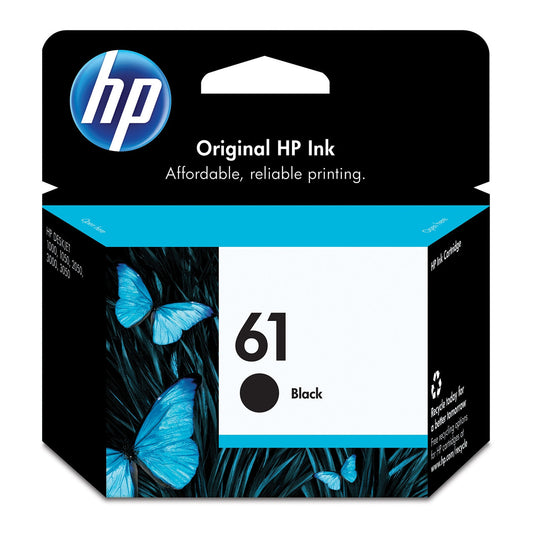 HP 61 Black Original Ink Cartridge CH561WN#140