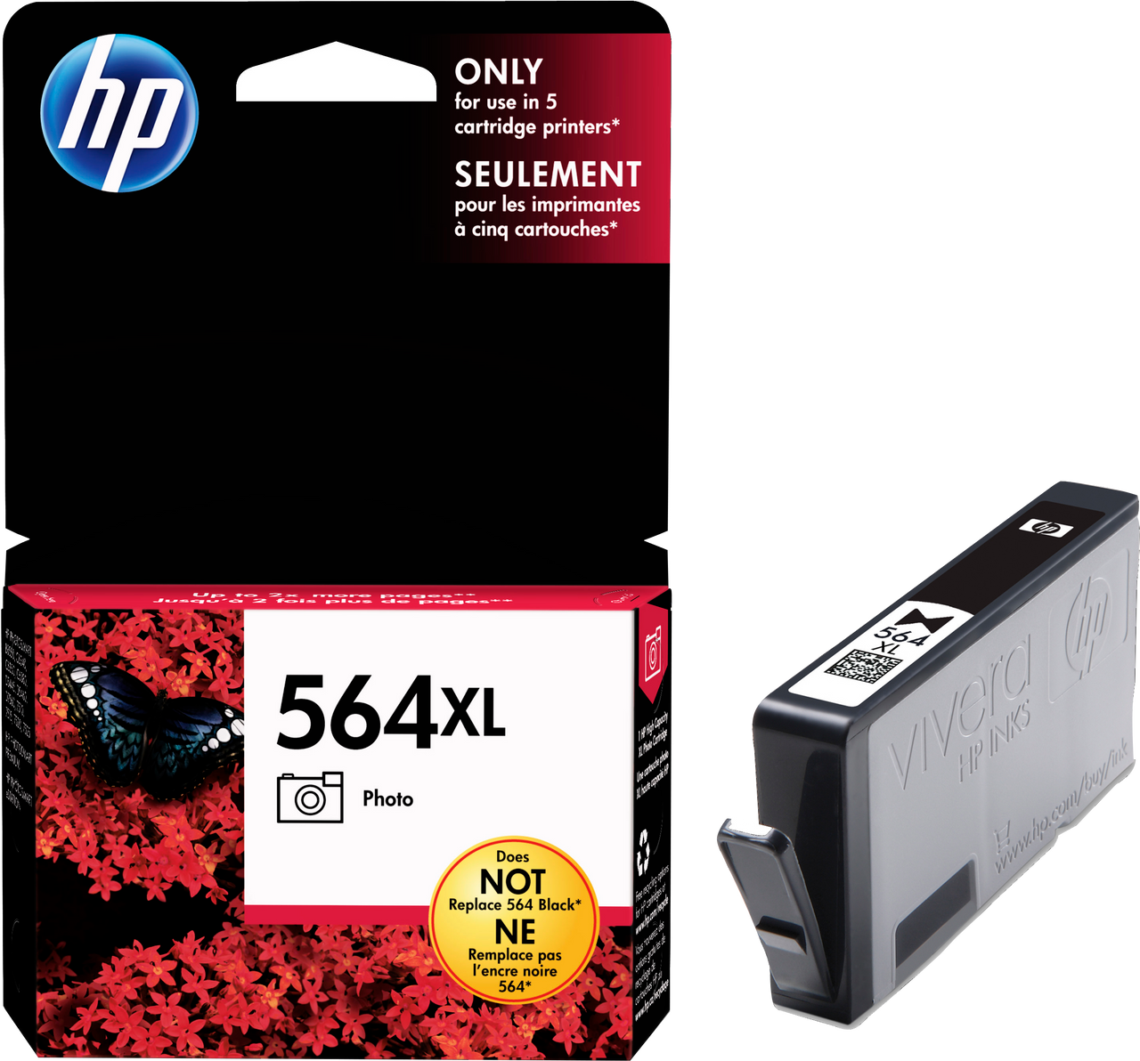 HP 64A Black Original LaserJet Toner Cartridge CC364A