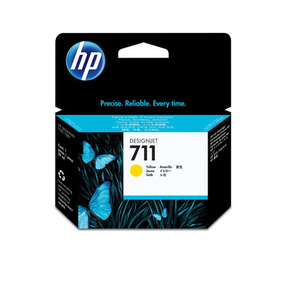 HP 711 29-ml Yellow DesignJet Ink Cartridge CZ132A