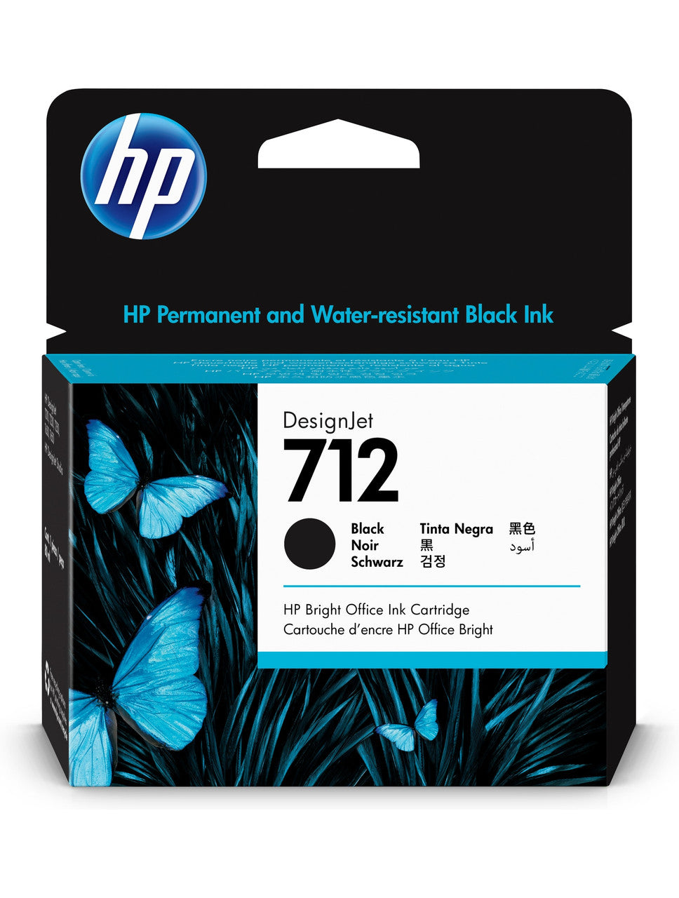 HP 712 3-pack 29-ml Cyan DesignJet Ink Cartridge 3ED77A